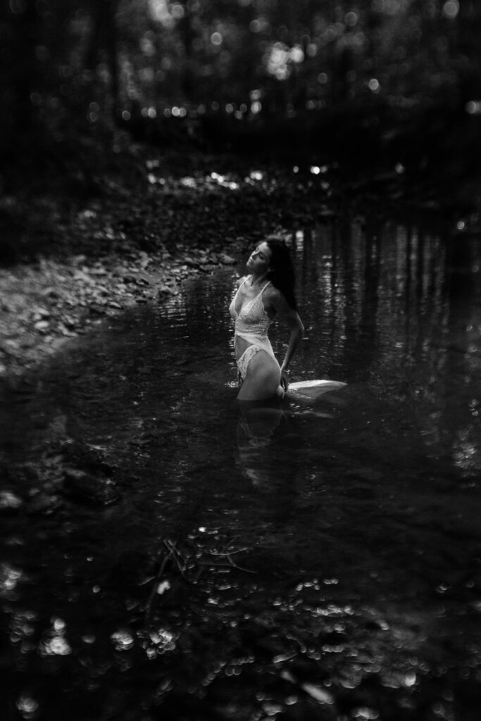 A visual love letter to the divine feminine—soft, strong, sacred. These fine art boudoir portraits were captured using 35mm, 120mm, and Polaroid film to honor the raw, tactile beauty of real moments. Each image holds space for embodiment, rest, and the quiet power of returning home to yourself. Whether you’re navigating motherhood, reclaiming your voice, or simply ready to be seen as you are—this is an invitation.  Photographed by Kristen Hammock, a fine art boudoir photographer in Durham, NC specializing in soulful, film-based storytelling for women ready to embrace their divine feminine.